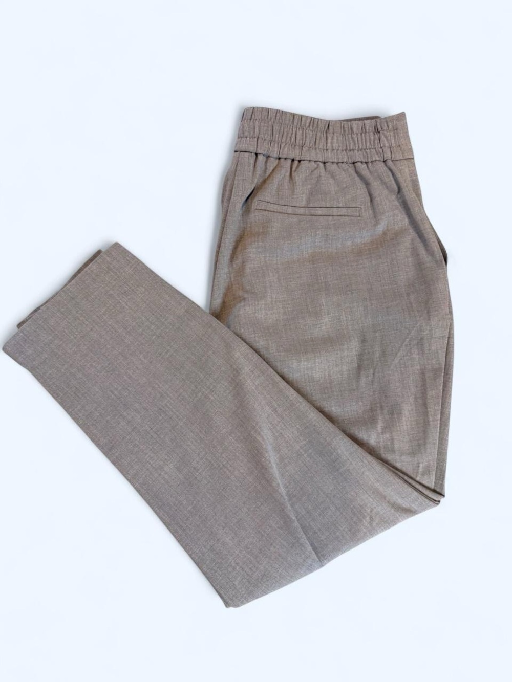 Hilary Radley Men's Drawstring Dress Pants - Taupe Brown